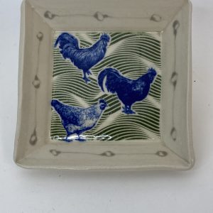 Rooster Critter Plate
